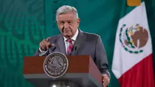 López Obrador, durante su conferencia de prensa