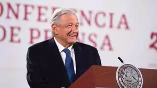 Presidente AMLO en conferencia matutina