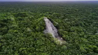 Pirámide de Nohoch Mul, la construcción más alta de la cultura maya