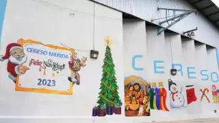 Así celebraron Navidad en el Cereso de Mérida