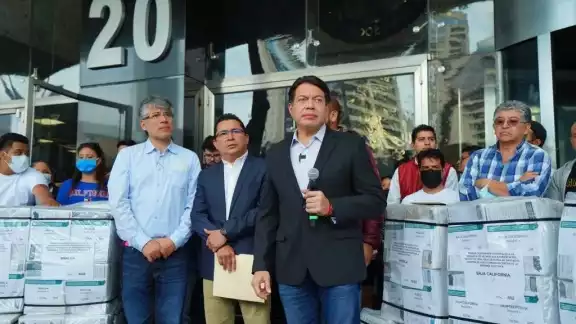 Mario Delgado habló sobre la demanda ante la FGR Mario Delgado habló sobre la demanda ante la FGR