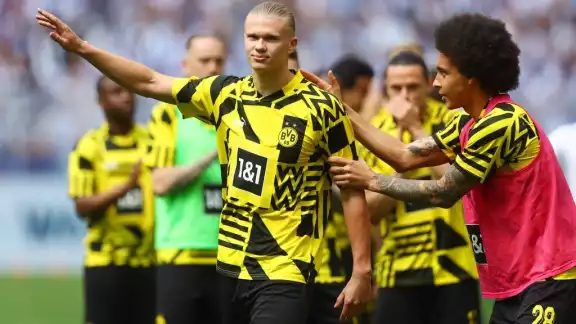Erling Haaland, jugador de Borussia Dortmund se despidió de Alemania ya que jugará ahora con el Manchester City
