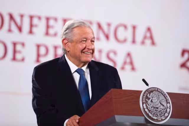 Presidente AMLO en conferencia matutina