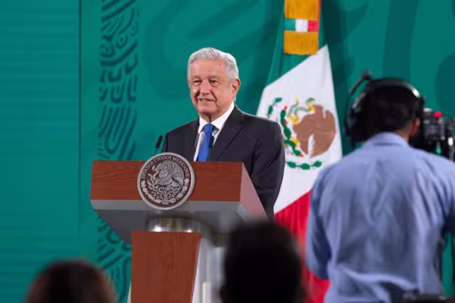 AMLO, durante su conferencia de prensa