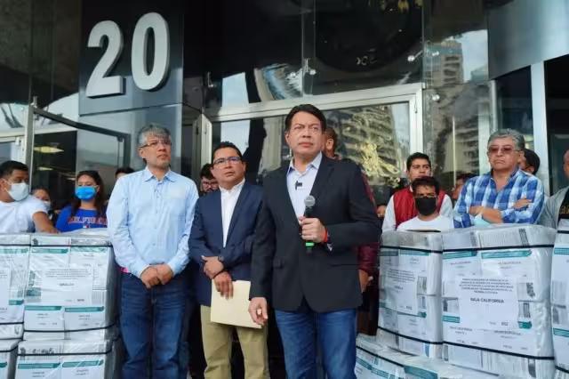 Mario Delgado habló sobre la demanda ante la FGR