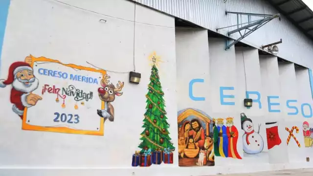 Así celebraron Navidad en el Cereso de Mérida