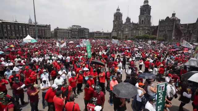 Manifestaciones por el Día del Trabajo en la CDMX