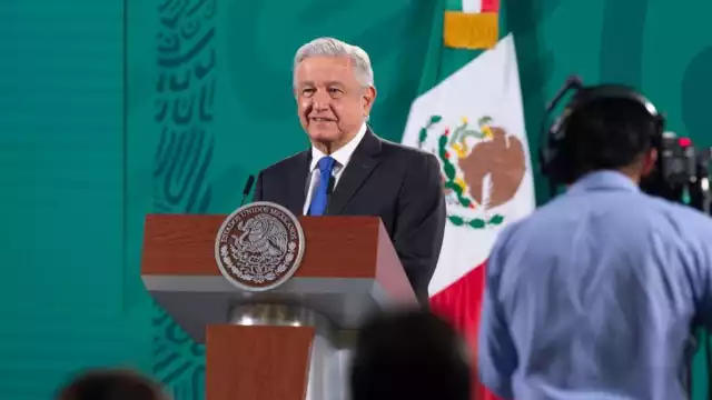 AMLO, durante su conferencia de prensa