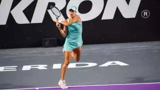 Magda Linette dio un gran espectáculo esta noche en Mérida