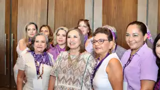 La Senadora se encuentra en Mérida donde ha estado presente en diversos eventos