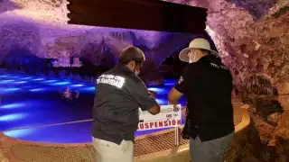 Personal de la Secretaría de Protección Civil de Solidaridad suspendió el área donde Leonardo sufrió el accidente