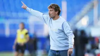 Íñigo Idiáquez dijo que jugaron un primer tiempo casi perfecto, pero reconoció que siguen faltando los goles