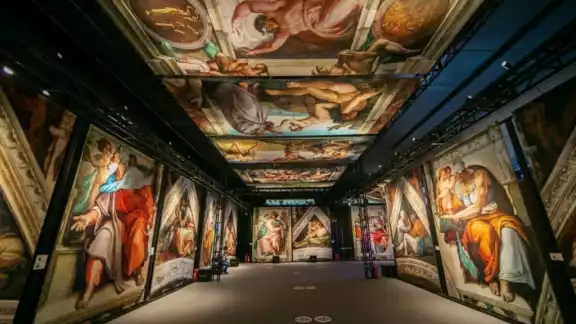 La réplica de la Capilla Sixtina regresa a la Ciudad de México para el disfrute de los capitalinos. Foto: Especial