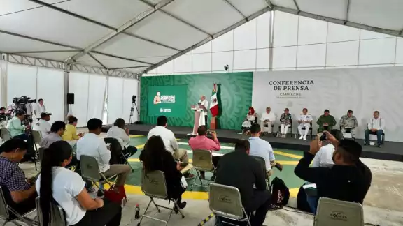 AMLO dio su conferencia matutina en Campeche AMLO dio su conferencia matutina en Campeche