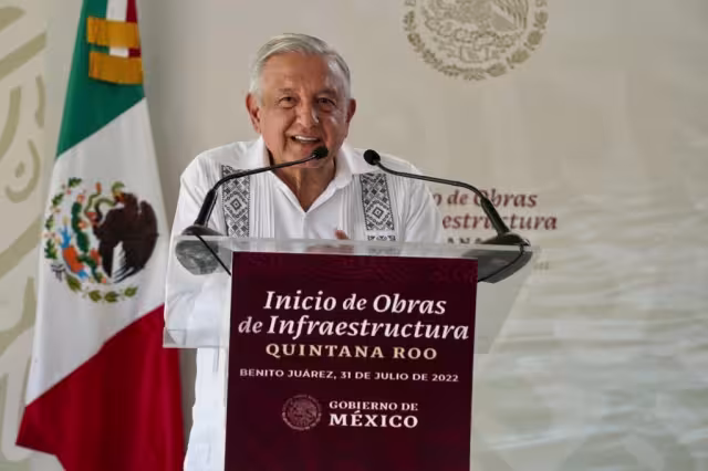 AMLO presento el inicio de cuatro obras en Quintana Roo. Foto: Cortesía