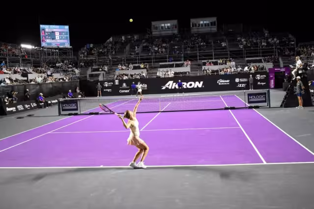 Una gran jornada se vivió en el Mérida Open WTA 250 la noche de este viernes