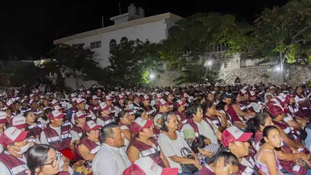 El evento se realizó con la presencia de más de 500 simpatizantes de Morena