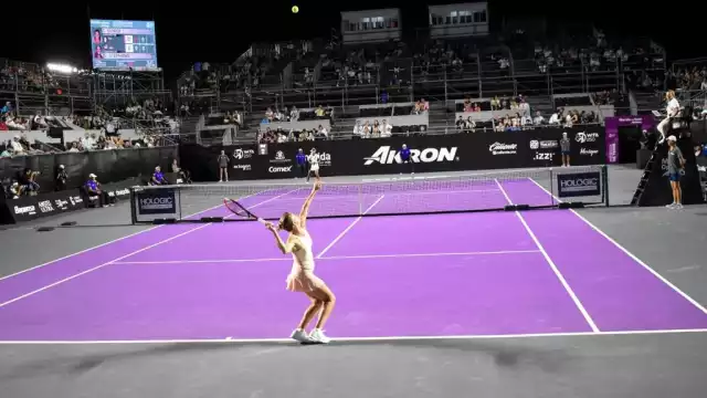 Una gran jornada se vivió en el Mérida Open WTA 250 la noche de este viernes