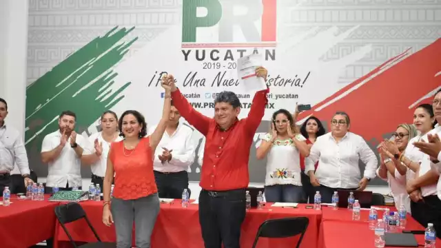 “La fuerza del tricolor está en los municipios y agradezco a los compañeros que vinieron para estar con nosotros”, indicó Gaspar Quintal