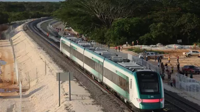Antes de la medianoche de ayer, el Tren Maya completó en Teya, su recorrido inicial con pasajeros