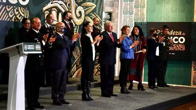 Inauguración de exposición 'La Grandeza de México', desde Museo Nacional de Antropología