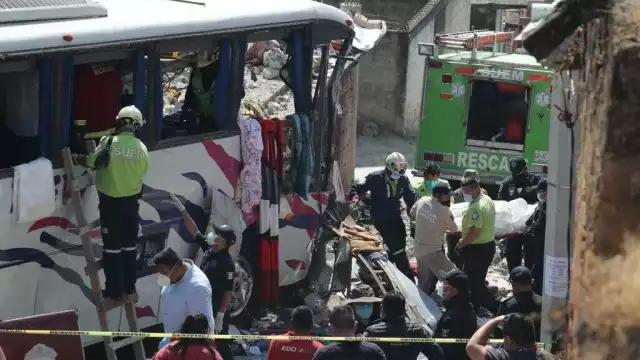 El accidente dejó muchas víctimas