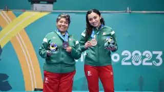 La dupla cosechó Tres medallas de bronce