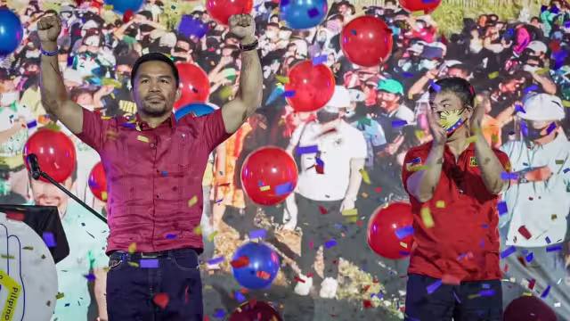 Manny Pacquiao hizo oficial su candidatura a la presidencia de Filipinas
