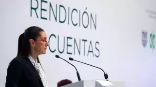 Claudia Sheinbaum, presento su informe de Rendición de Cuentas a 28 meses desde que inició su gobierno,
