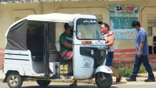El precio del servicio de mototaxis se incrementó de siete a nueve pesos desde el 10 de abril