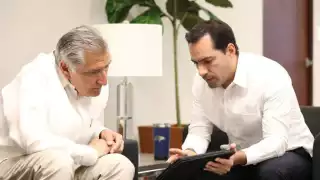 El secretario de Gobernación, Adán Augusto López, se encuentra realizando una gira de trabajo en Yucatán