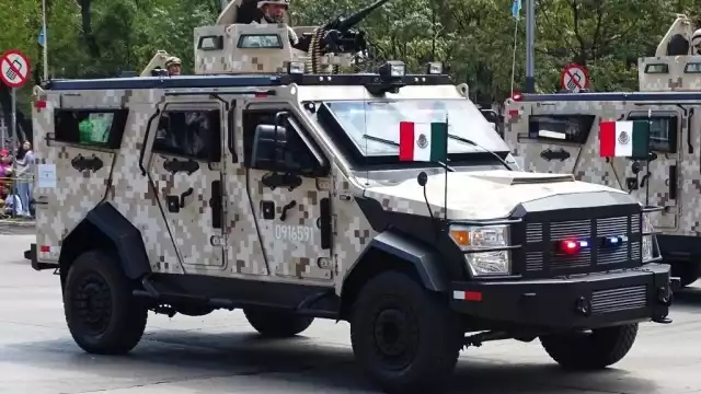 Sandcat, vehículo blindado de la Sedena