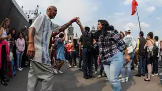 Gran Baile Sonidero en el Zócalo de la CDMX