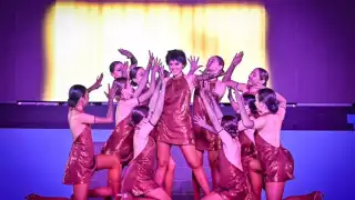 La comparsa ya estaba en el escenario cuando fueron obligadas a bajar