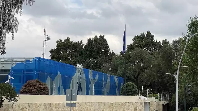 Sede de la delegación de la Unión Europea en Ciudad de México. Foto: Twitter @Aquintero82