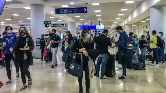 El Aeropuerto de Cancún mantuvo su afluencia de pasajeros
