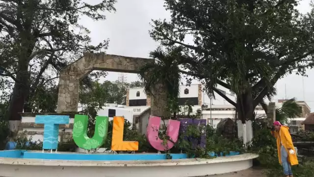 Grace toco tierra en punto de las 5:20 am, el Municipio de Tulum recibió el ojo del huracán