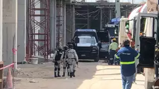 Autoridades policiales de los tres niveles de Gobierno, llevan a cabo búsqueda de los cuatro obreros presuntamente desaparecidos