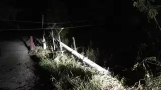 Comunidades de la carretera Chetumal-Escárcega se quedan sin electricidad