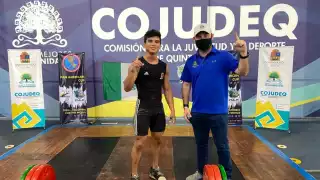 Herseleid Carrazco compitió en la categoría Sub 17 en la división de los 61 kilogramos, culminando su participación con 6 metales dorados