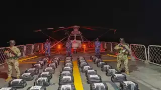 El aseguramiento se dio en marco de "Operativo en la Mar" de la Secretaría de Marina