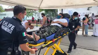 Por el momento no se sabe a qué hospital fue trasladada a la mujer, la mujer recibió la vacuna AstraZeneca.