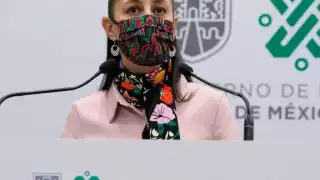 Claudia Sheinbaum, informó que la CDMX está a un punto de poder pasar al Semáforo Epidemiológico Amarillo por COVID-19