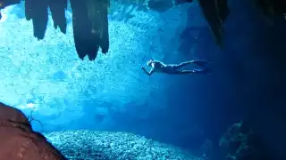 El cenote Kankirixche se ubica a cinco minutos de la comunidad de Mucuyché