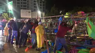 El burrito mas famoso de Cancún se desplomó ayer por la noche
