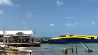 Nuevamente se apreciaron aglomeraciones en la zona de espera de abordaje