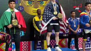 El quintanarroense Herseleid Antonio Carrazco Cetz, seleccionado nacional de México, subió a la tarima con el segundo lugar en el Campeonato Panamericano Juvenil Sub-20 de Levantamiento de Pesas en Lima