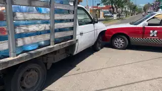 Así quedaron las unidades luego del choque