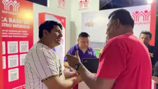 El módulo fue instalado en el estadio Kukulcán para los interesados