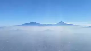 Los niveles de la contaminación del aire en la CDMX se mantiene entre moderado y peligroso para grupos vulnerables. Foto: Especial